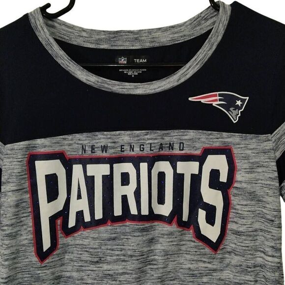 NFL Team Apparel, New England Patriots, Medium, Womens Tshirt - Picture 4 of 8